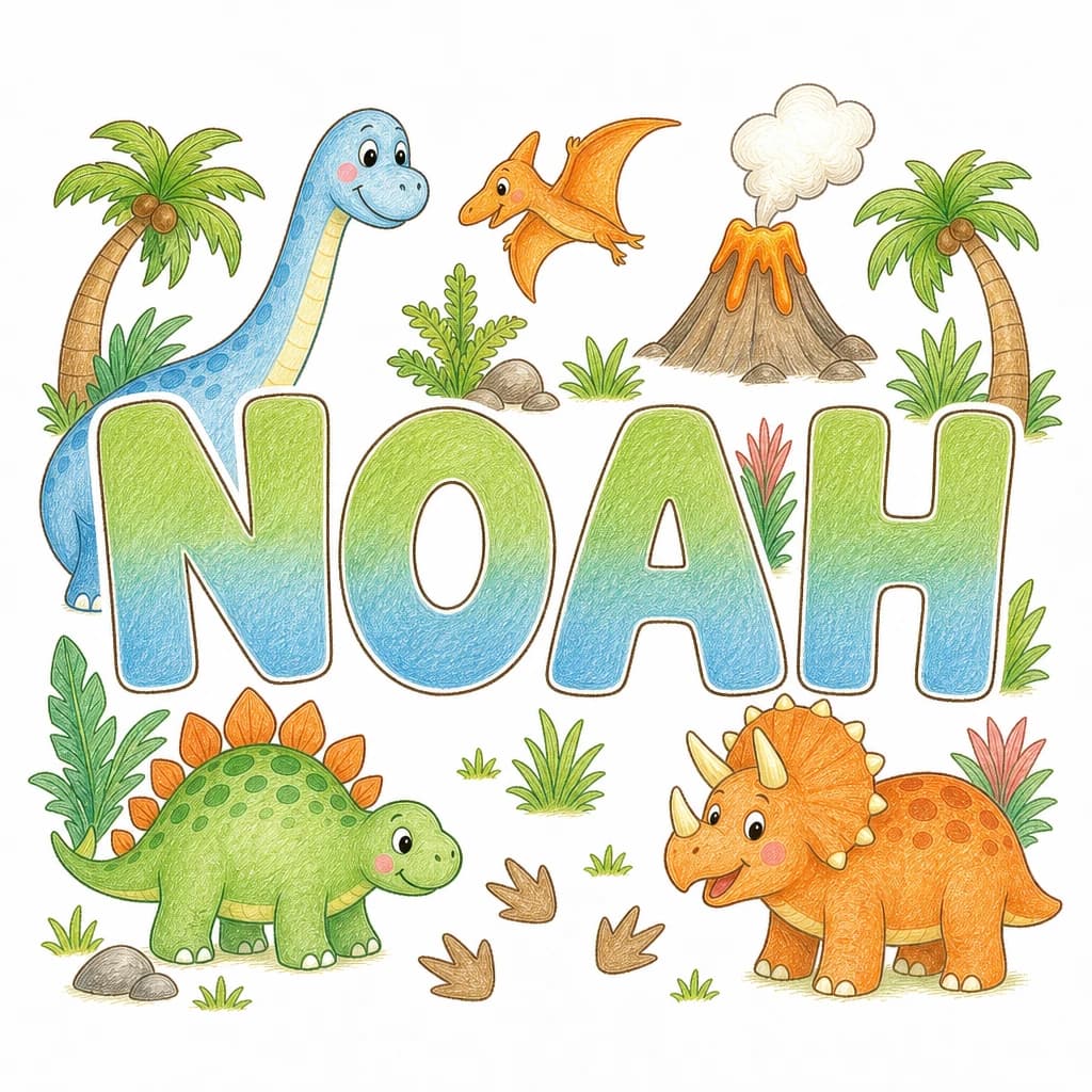 Name Tile Illustration