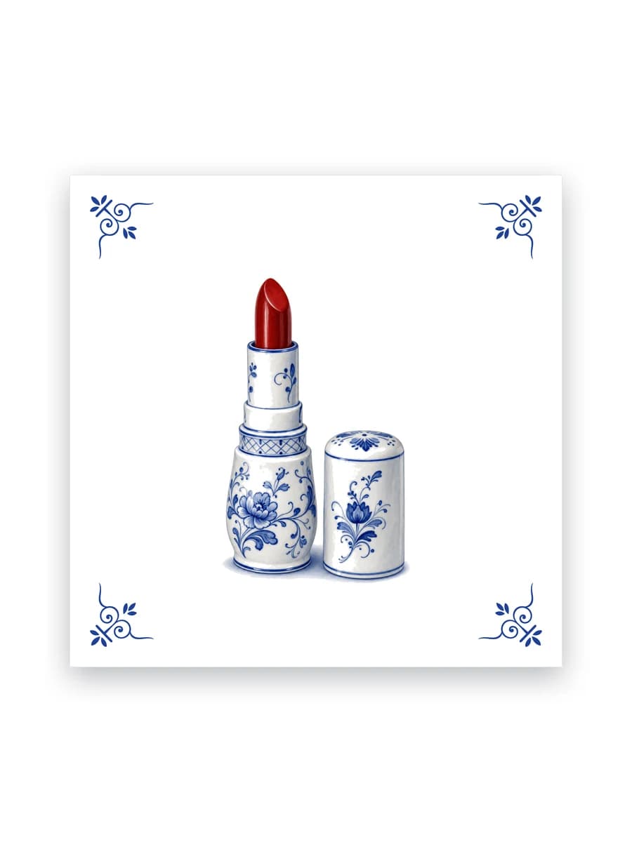 Delft blue tile — Lipstick