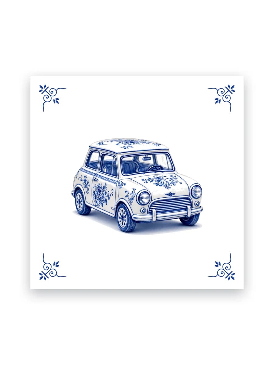 Delft blue tile — Classic Mini