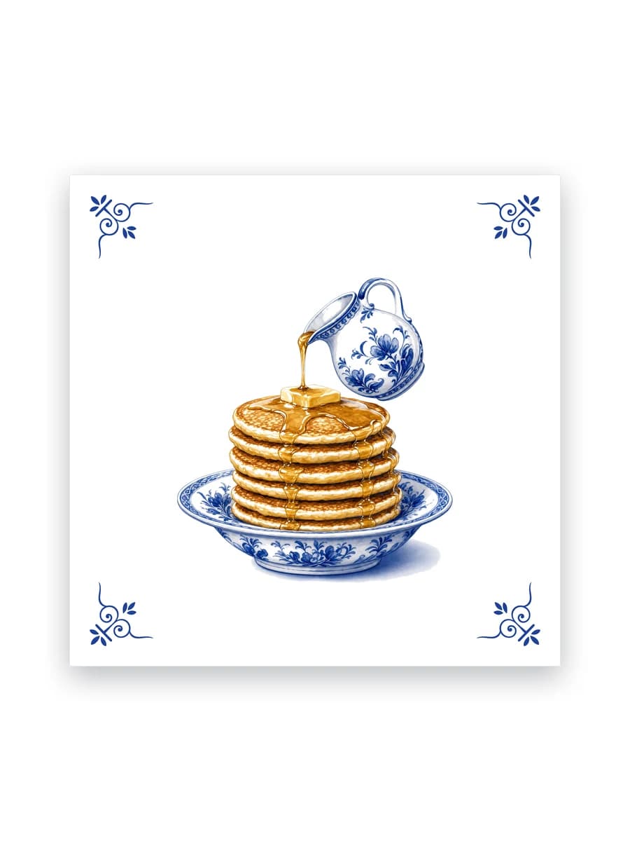 Delft blue tile — Pancakes