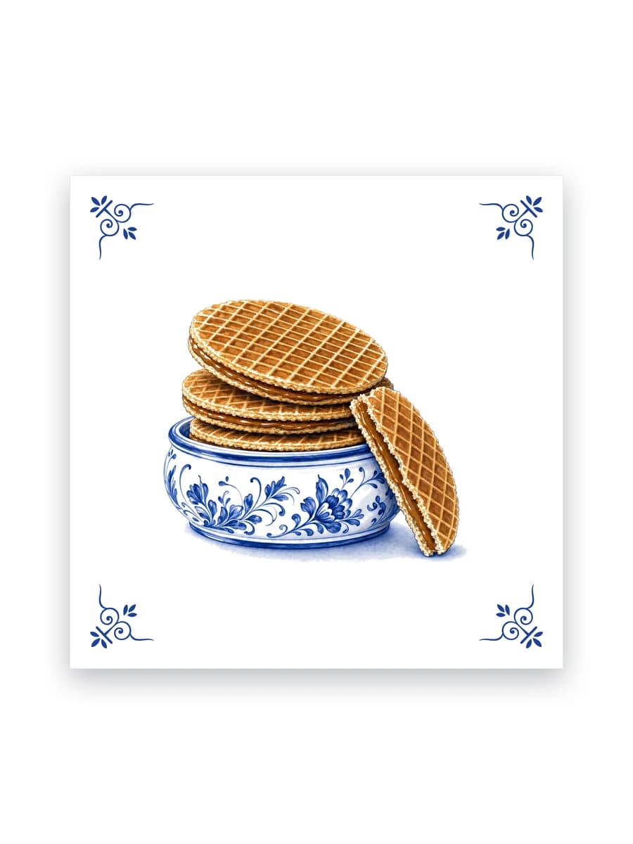 Delft blue tile — Stroopwafels