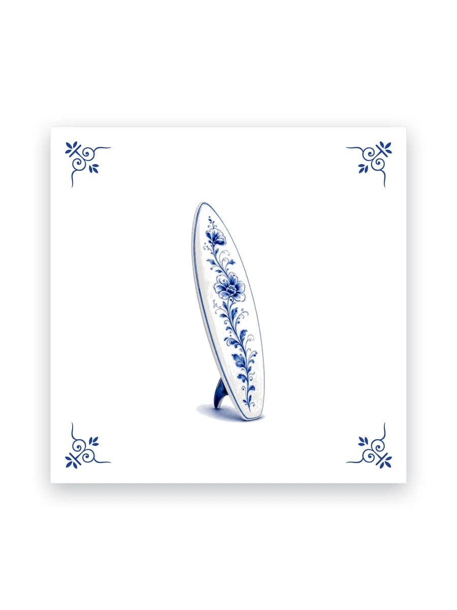 Delft blue tile — Surfboard