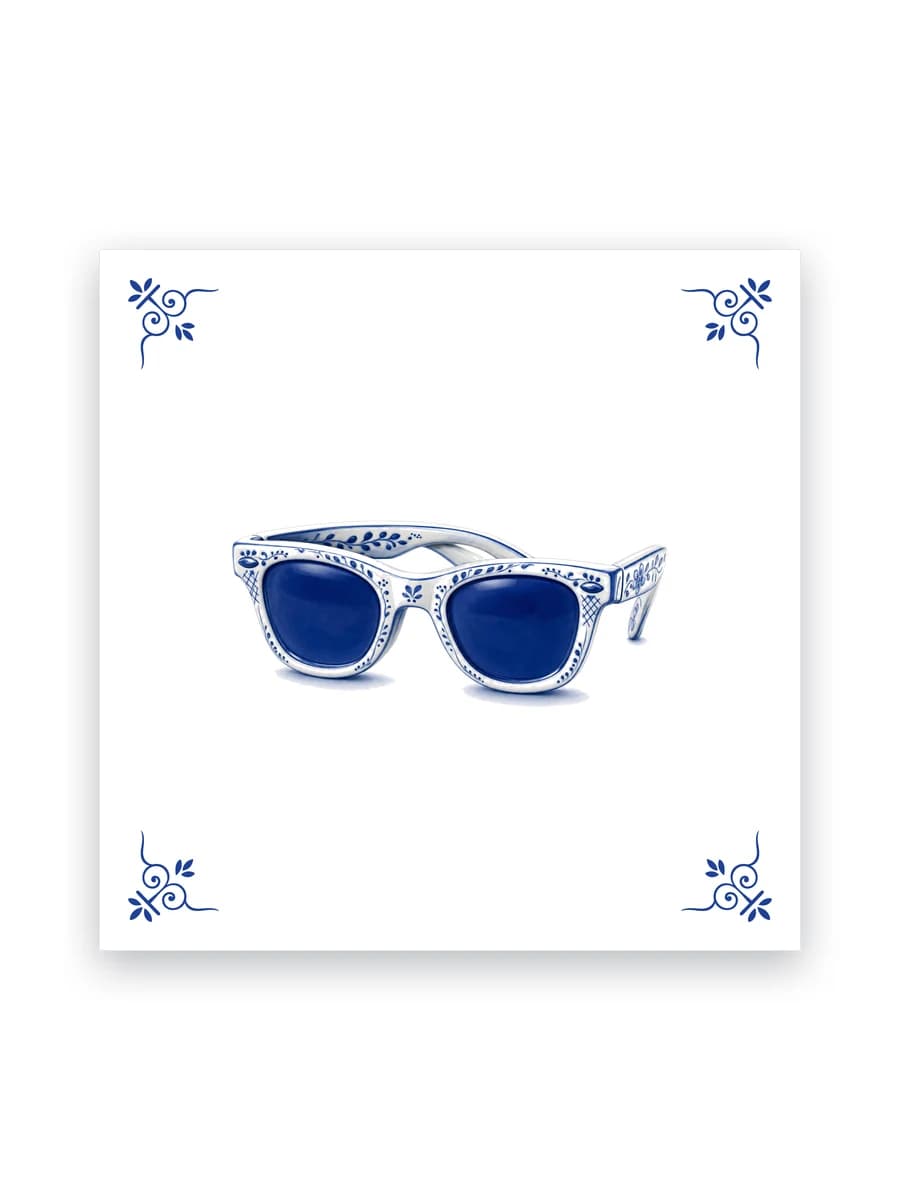 Delft blue tile — Sunglasses