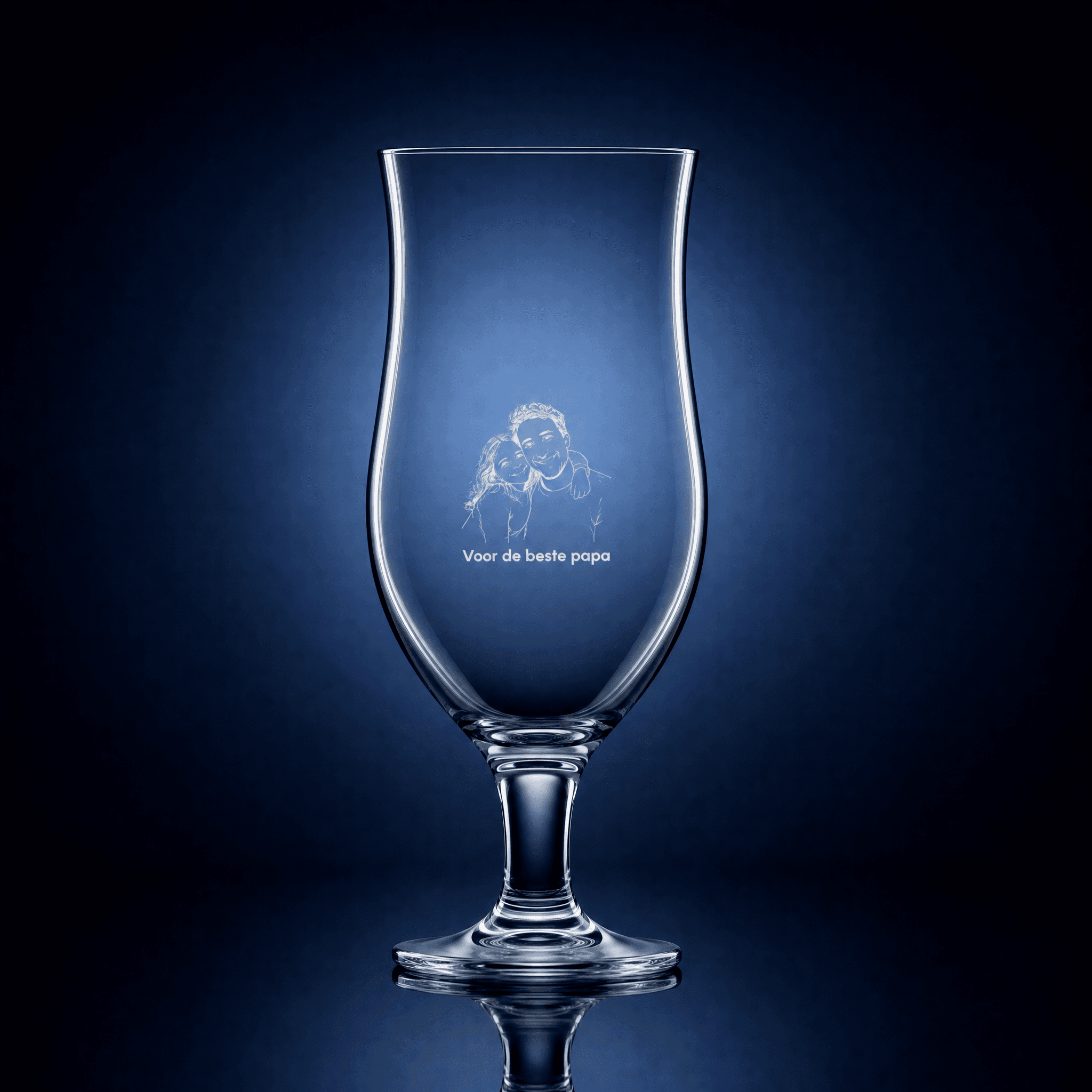 Beer glass with your portrait