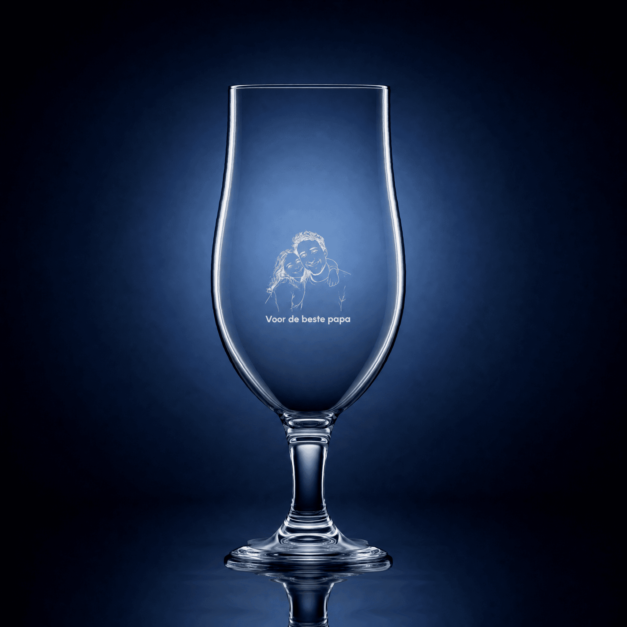 Beer glass with your portrait