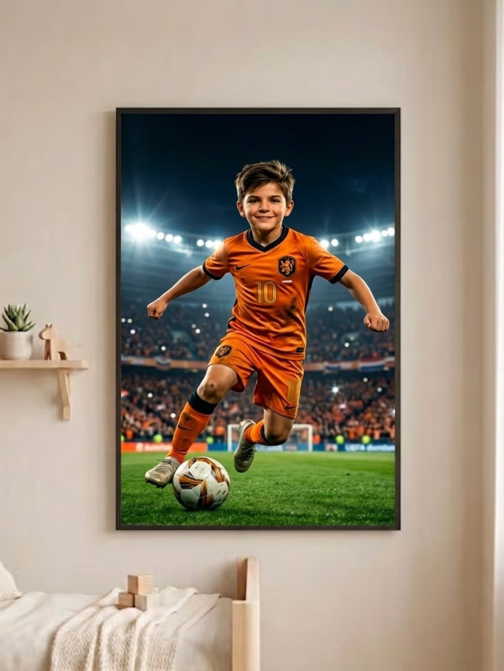 Personalised Golden Champion Poster
