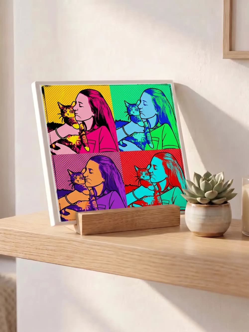 Pop Art Photo Tile