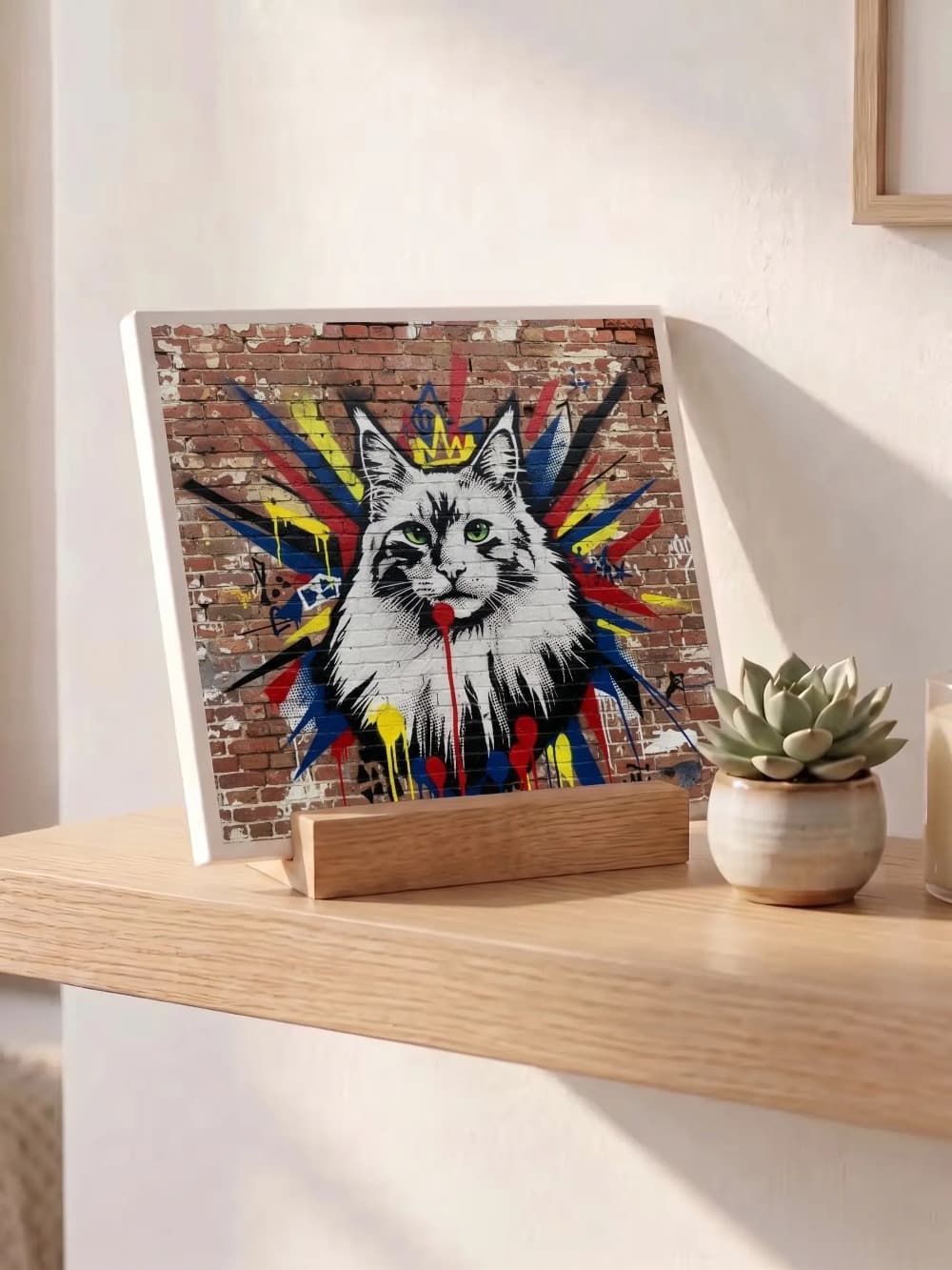 Street Art Photo Tile