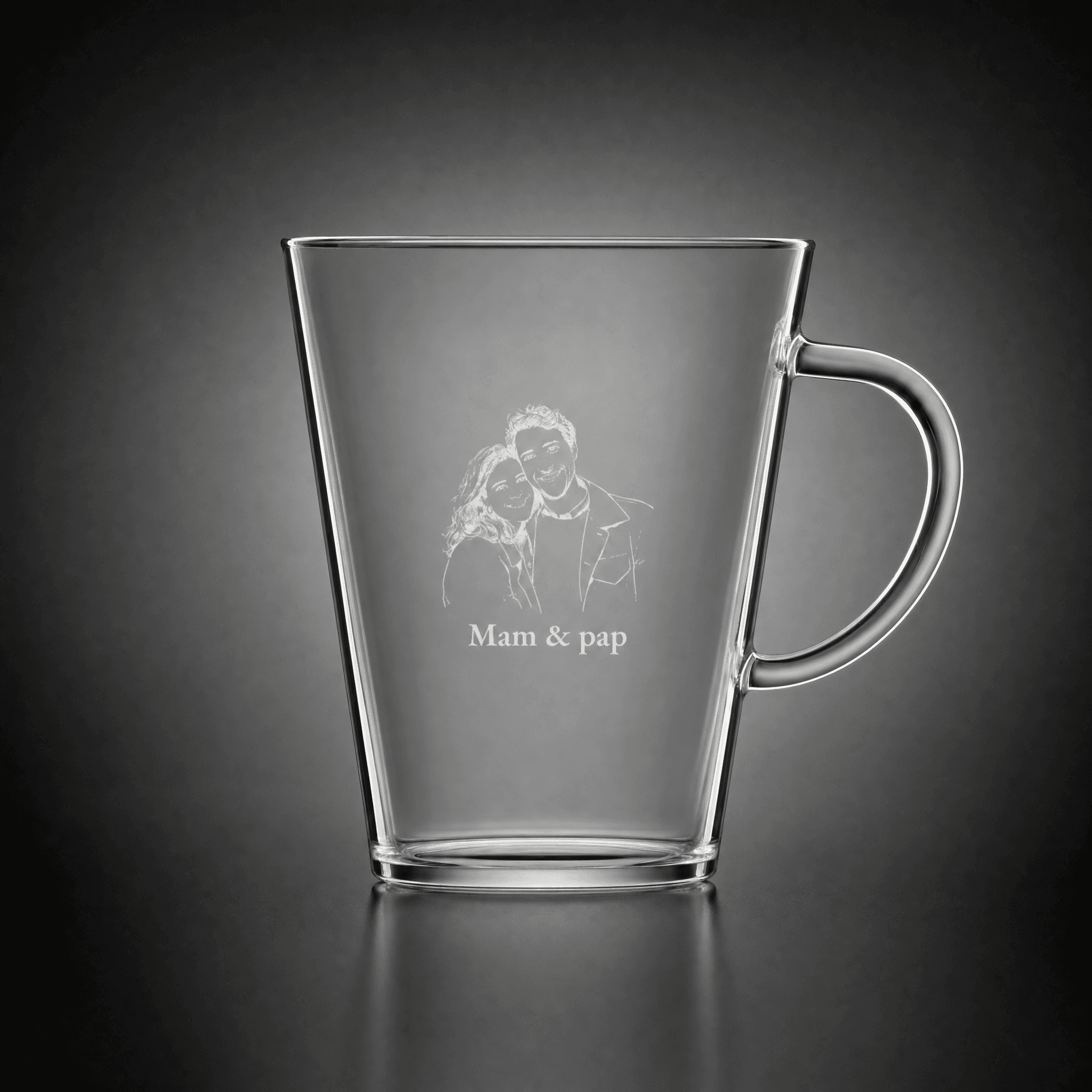 Tea glass with your portrait