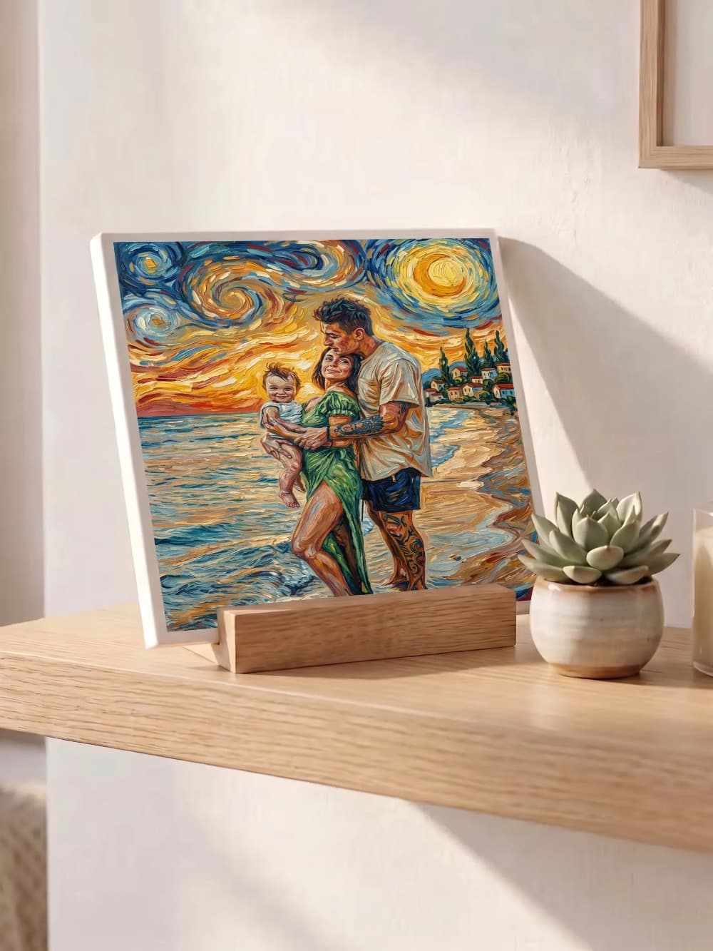 Van Gogh Photo Tile