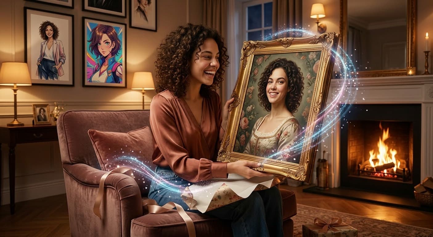 The Perfect Gift for Her: A Personal AI Portrait