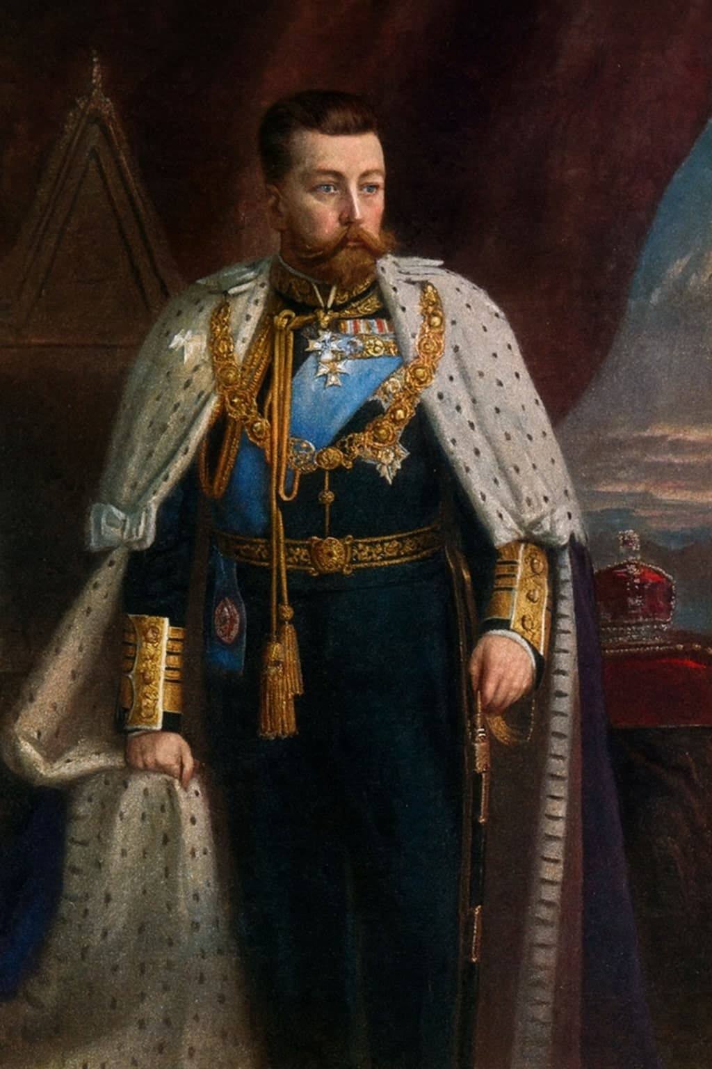 Regal Monarch Portrait