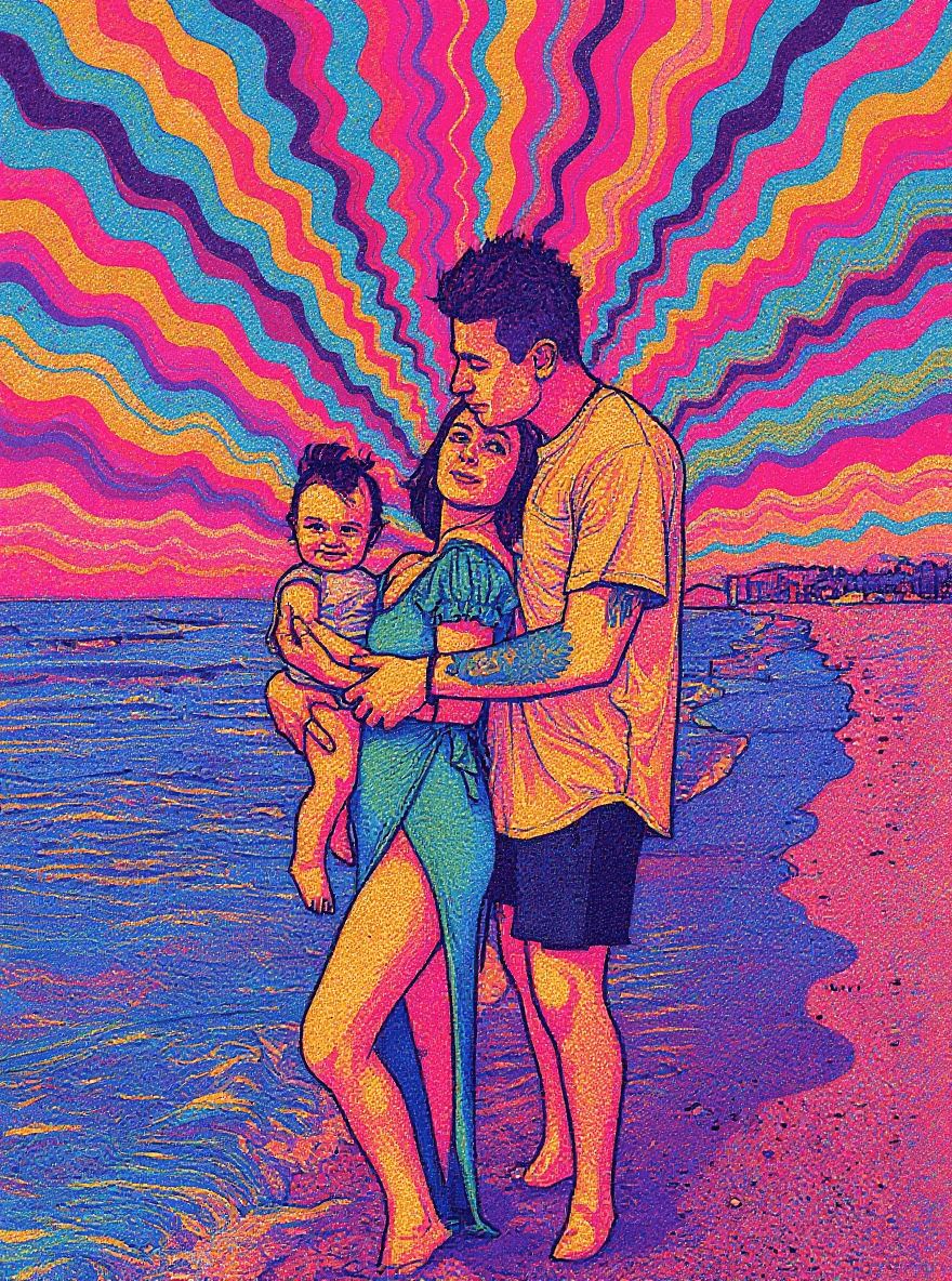 Retro Psychedelic Illustration