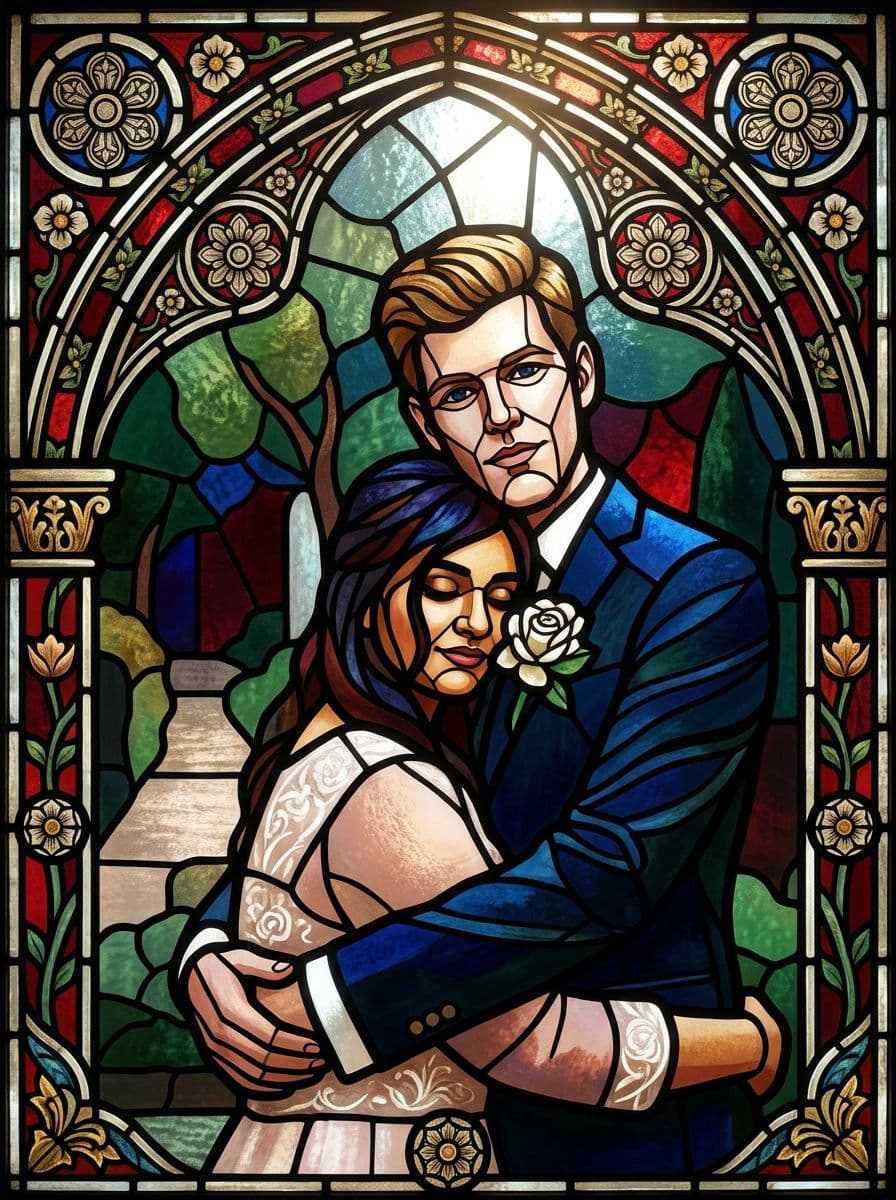 Stained Glass Portrait