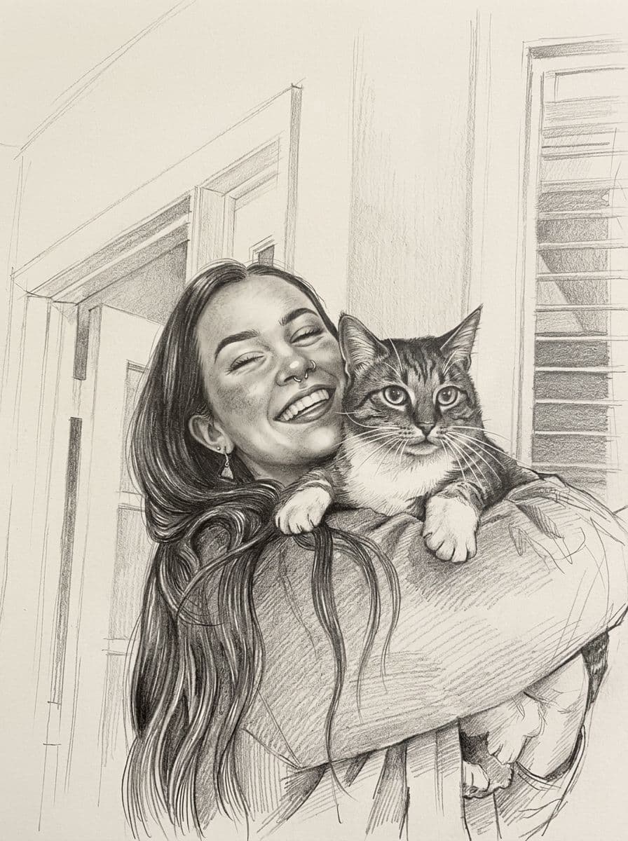 Hyperrealistic Pencil Sketch